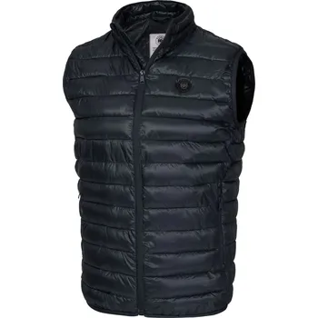 PitBull West Coast - pánská zimní vesta FOLDABLE tmavě modrá L