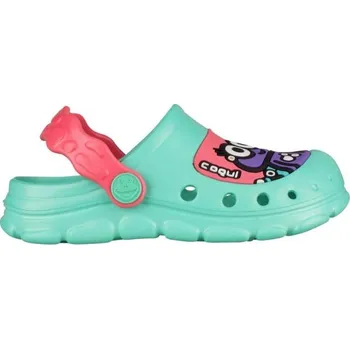 Dívčí sandály Dětské sandály Coqui STONEY 22/23 Zelená, Červená, Fialová