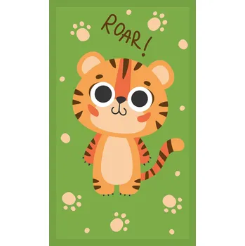 Bavlněná froté osuška TYGŘÍK 016 30x50 cm zelená