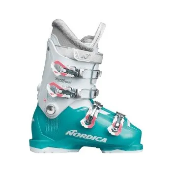 Sjezdové boty Dětské sjezdové dívčí boty Nordica Speedmachine J 4 GIRL blue/whit/pink 24/25