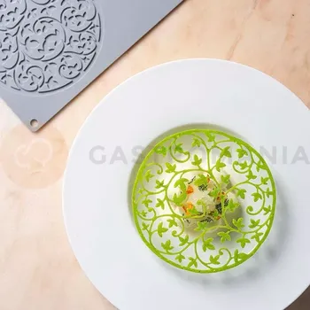 Čokoládová tyčinka Silikonová forma na konečnou úpravu dezertů - 310x160 mm - Zahrada | PAVONI, GG074S