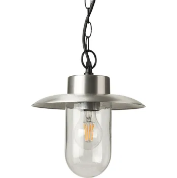 Venkovní osvětlení TOP-LIGHT Nordic R Venkovní závěsné osvětlení NORDIC R, 1xE27, 60W, broušený hliník, IP44