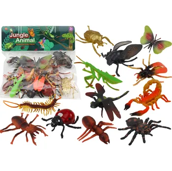 LEAN Toys Sada hmyzích figurek 12 ks