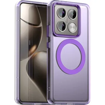 Pouzdro na mobilní telefon VSECHNONAMOBIL 94530 CANDY MAGSAFE Ochranný obal pro Xiaomi 14T Pro fialový