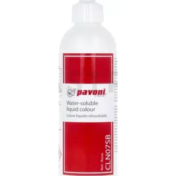 Výroba svíčky Barvivo rozpustné ve vodě 190 ml červené | PAVONI, CLN07SB