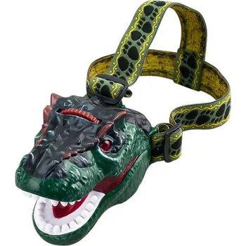 Čelovka OXE LED čelová svítilna s projektorem, dinosaurus