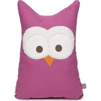 Polštář POLŠTÁŘ SOVIČKA s plyšovými brýlemi