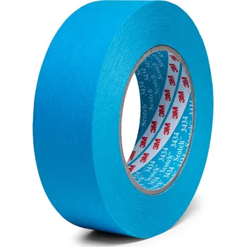 Lepicí páska Voděodolná maskovací páska 3M 3434 modrá, rozměr: 36 mm x 50 m