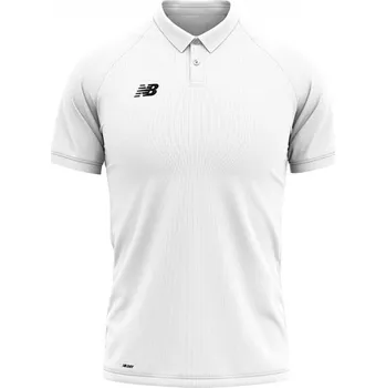 Chlapecké tričko New Balance Kids' Short-Sleeve Performance Polo Shirt White XLB