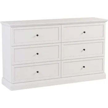 Komoda LUCCA b | komoda K6S | 145,7 cm | bílá