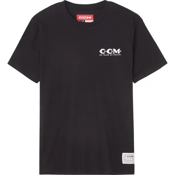 Pánské tričko Pánské tričko CCM 125 Anniversary Short Sleeve TEE Black Velikost: L