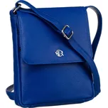 Dámská messenger taška z přírodní kůže Barva: Modrá