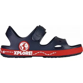 Dětská móda Dětské sandály Coqui YOGI 20/21 Modrá, Červená