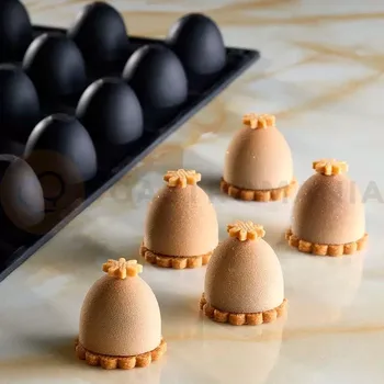 Kuchyňská sůl Silikonová forma pro monoporace - 400x300 mm - Cupola 20 ml | PAVONI, PX43100S