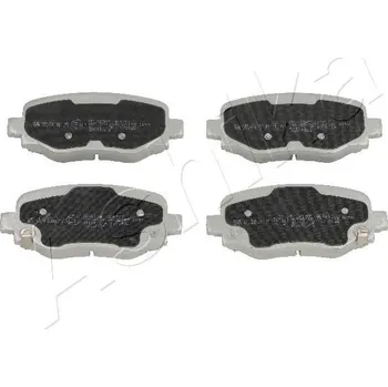 Brzdová destička Sada brzdových destiček, kotoučová brzda ASHIKA 51-09-913