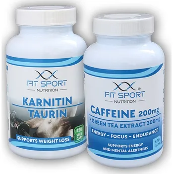 Spalovač tuku Karnitin Taurin 120 vege caps + Caffeine 200mg + Green Tea 300mg 120 caps