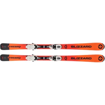 Sjezdové lyže Blizzard Firebird Jr L Flat + M 7.0 Fastrak 2 System Velikost: 130 L orange/black+V white/black 23/24
