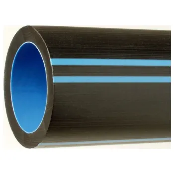 Vodovodní potrubí Trubka plastová voda PE-MD 40x5,5 mm PN12,5 s modrým pruhem 100 m