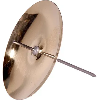 Svícen Emocio Svícen kovový se zápichem zlatý 5 cm 1 kus