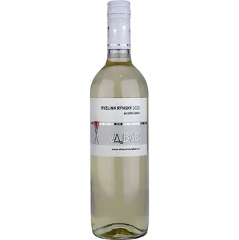 Víno Ryzlink Rýnský 2023, polosuché, pozdní sběr, Vajbar, 0,75 l