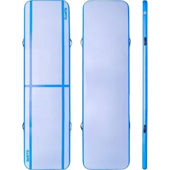 Žíněnka Nafukovací sportovní žíněnka s elektrickou pumpou Runto GODORO 400 UNI Bílá, Modrá