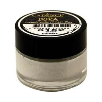 Speciální výtvarná barva Metalický patinovací vosk Cadence Dora, 20 ml - perleťový, prstový