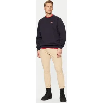 Pánská mikina Hunter Mikina Victor HARM0040242 Tmavomodrá Regular Fit XS