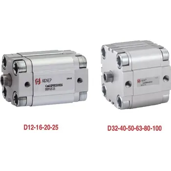 Válec motoru AIGNEP QF - KOMPAKTNÍ VÁLEC, dvojčinný s magnetem, průměr 63 mm, zdvih 200 mm