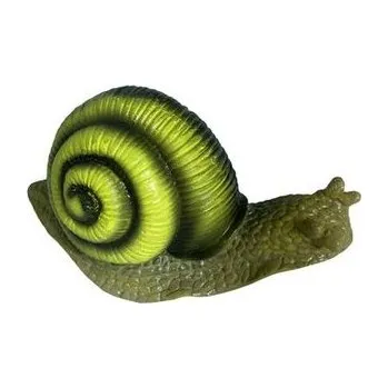 dekorace ŠNEK lezoucí 4,5x9,5cm, v.5cm, DB, polyresin