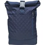 Tmavě modrý dámský rolovací batoh s kosočtverci Karina