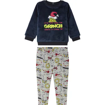 Dětská souprava Grinch, 2dílná (Grinch / námořnická modrá, 62/68)