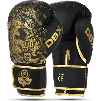 Sportovní chránič Boxerské rukavice DBX BUSHIDO Gold Dragon 16oz.
