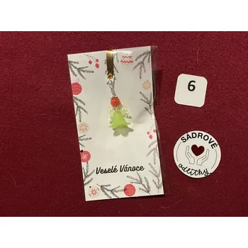 HandMade by VeJa Přívěšek - Vánoční andílek pro štěstí/ radost č.6