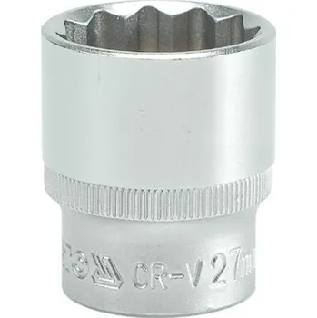 Gola hlavice Hlavice 1/2" - 27mm CrV - dvanáctihranná YATO