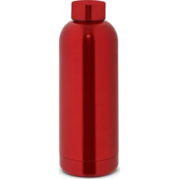 Termoska ODIN METTALIC. Láhev z 90% recyklované nerezové oceli 550 mL - Červená, 550 ml