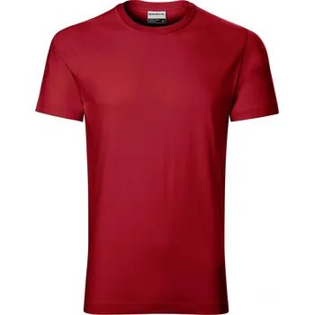 Pánské tričko RIMECK Pánské bavlněné triko Resist odolné vysokým teplotám Barva: červená marlboro, Velikost: 3XL