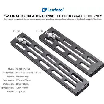 Rychleupínací destička Leofoto (PL-150)