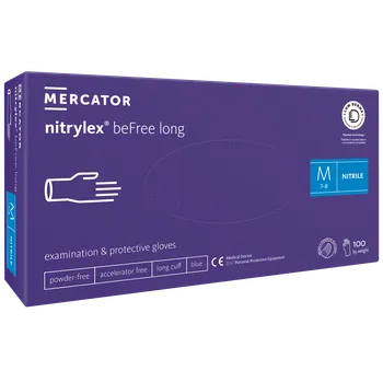 Vyšetřovací rukavice Vyšetřovací rukavice NITRYLEX befree long vel. M (100ks)