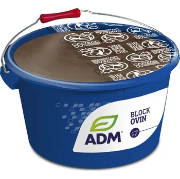 Krmivo pro hospodářské zvíře Minerální liz Block OVIN ADM melasový pro mléčné a laktující ovce, kozy a skot 25 kg
