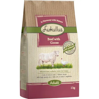 Krmivo pro psa 5x1kg Lukullus hovězí & husa