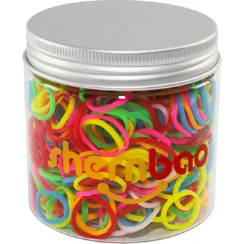 Latexové gumičky Shernbao neonmix 500Ks