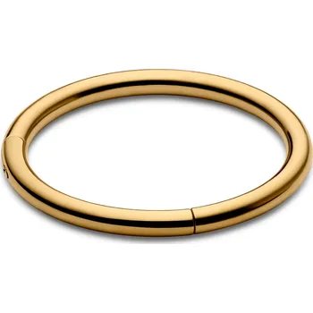 Piercing 7mm piercing segment kroužek z chirurgické oceli zlaté barvy - Lucleon
