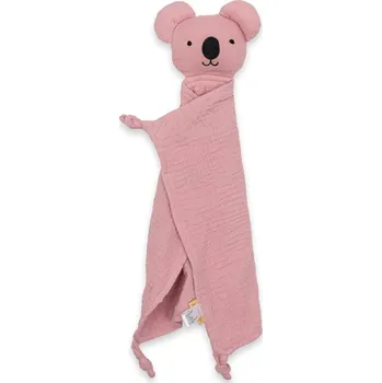 Usínáček mušelínový New Baby Koala pink