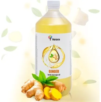 Masážní přípravek VERANA Masážní olej Zázvor 1000 ml
