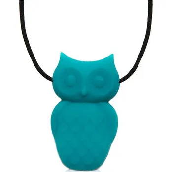 Jellystone Designs Uklidňující přívěsek Sovička tyrkysový