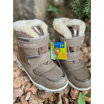 Dívčí kozačky Protetika - zimní boty BENITA brown s PRO-tex membránou - TOP AKCE! Veľkosť: 37
