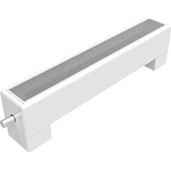 Radiátor Konvektor samostojný Isan Ecolite Round 90 x 138 x 2000 mm, 896 W, připojení vlevo, bílá