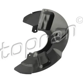 Brzdový kotouč Ochranný plech proti rozstřikování, brzdový kotouč TOPRAN 117 955