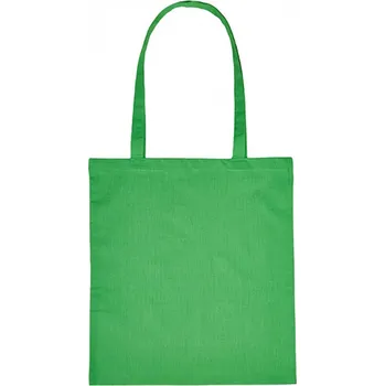 Nákupní taška Printwear Bavlněná nákupní taška s dlouhými uchy Barva: Zelená, Velikost: ca. 38 x 42 cm XT903