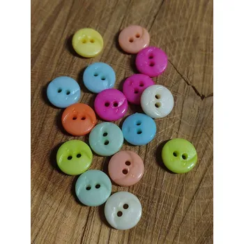 Knoflík Knoflík s motivem měsíce mix barev 10 ks